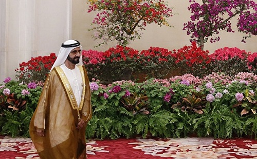 محمد بن راشد آل مكتوم يدعو الإماراتيين لرفع علم الإمارات