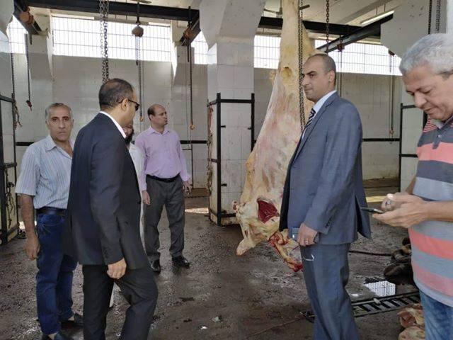 إعدام رأسي ماشية غير صالحة للاستهلاك قبل تداولها بالأسواق بمركز أبوقرقاص بالمنيا
