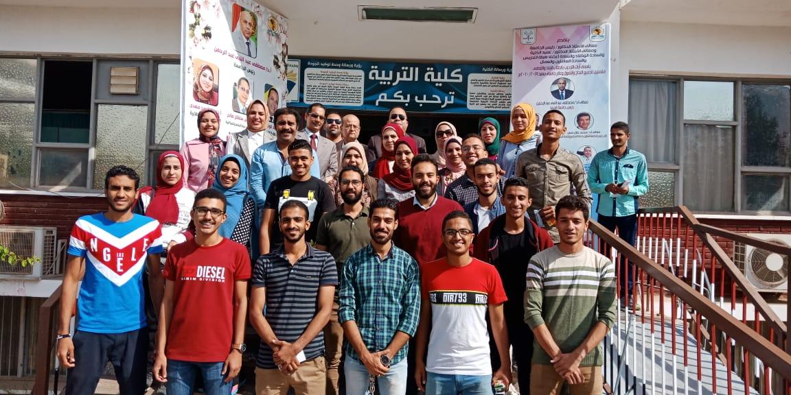 4 طالبات ضمن 40 قيادة طلابية جديدة باتحاد طلاب جامعة المنيا 