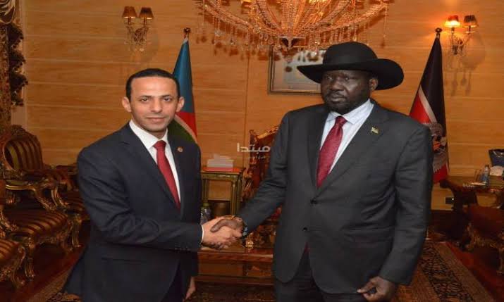 سفير مصر الجديد في چوبا يقدم أوراق اعتماده للرئيس الجنوب سوداني
