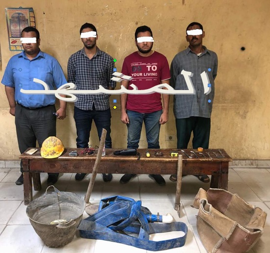حبس مدير مدرسة بالمنيا و 4 اخرين احتياطيا بتهمة التنقيب عن الاثار بالمدرسة