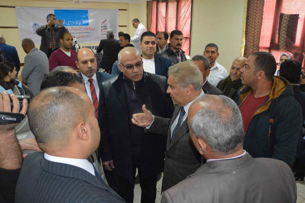 محافظ المنيا يفتتح أعمال مبادرة 