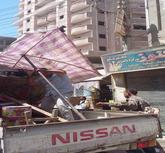 مراكز المنيا تواصل حملات رفع الاشغالات واعمال التجميل 