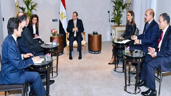 السيسي يلتقي الرئيس التنفيذي لمجموعة 