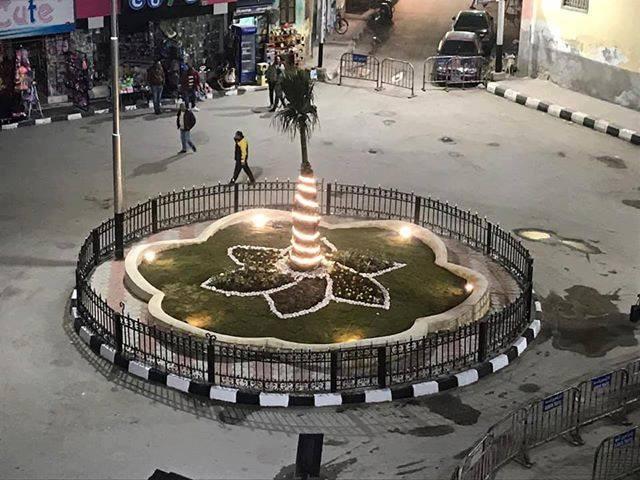 تطوير وتجميل ميدان صيدناوي ومدخل قرية بني احمد الغربية بالمنيا 
