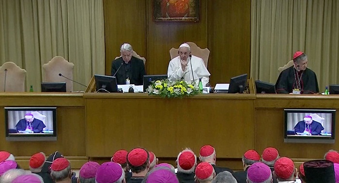 البابا فرنسيس يتعهد بمواجهة مسألة 