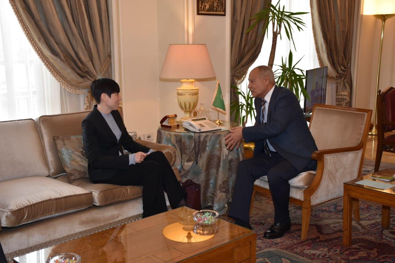 أبو الغيط يتناول أخر تطورات الأوضاع في منطقة الشرق الأوسط مع وزيرة خارجية النرويج