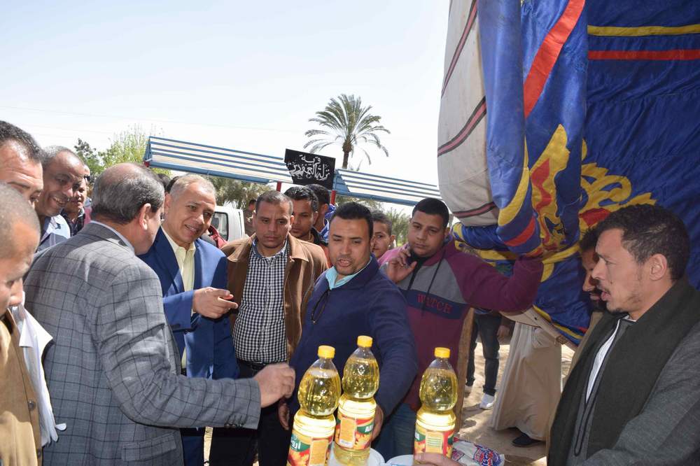 بدء خطة البرامج التنموية والتوعوية بقرية العمودين بسمالوط 

