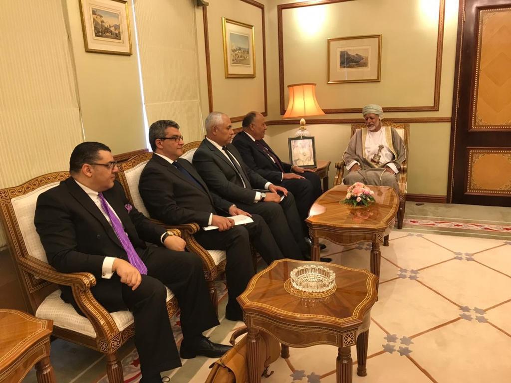 وزير الخارجية يلتقي نظيره العُماني خلال أعمال اللجنة المشتركة في مسقط

