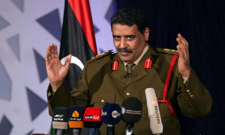 المسماري: المناطق التي تعرضت للقصف خارج مدى صواريخ الجيش.. وقوات الوفاق تضحي بالمدنيين لتأليب الرأي العام