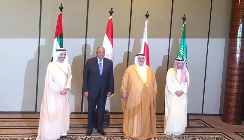 الرباعي العربي يعلن مقاطعة اجتماعات الاتحاد البرلماني الدولي في قطر

