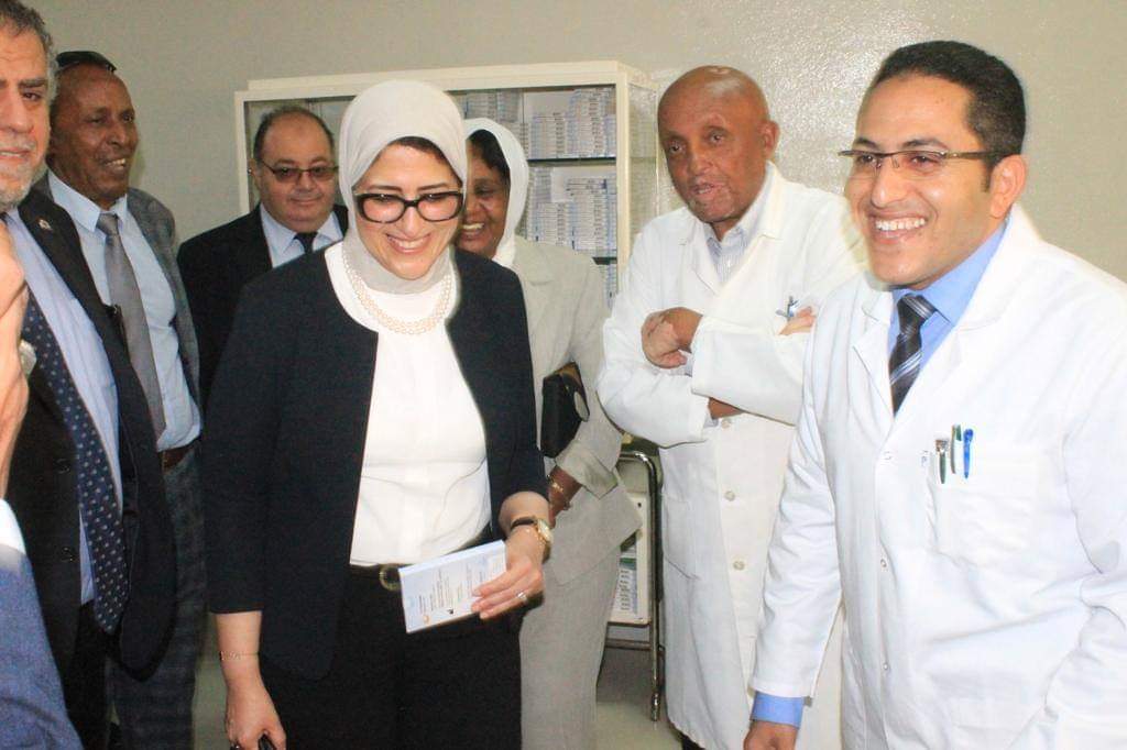 سفارتنا في إريتريا تستقبل وفدا مصريا برئاسة وزيرة الصحة
