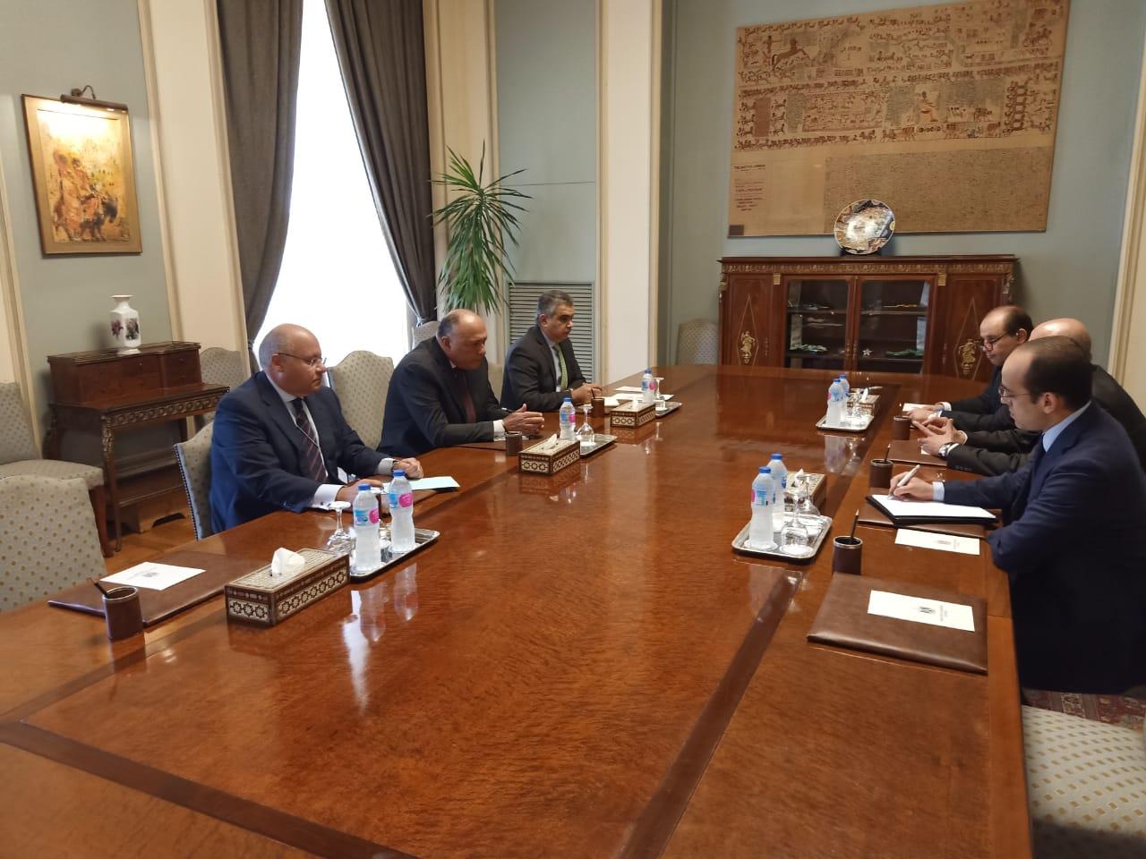 وزير الخارجية يؤكد على أهمية توفير الرعاية اللازمة للمواطنين المصريين في الخارج





