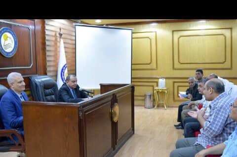 تعيين نائب لكل مدير بجامعة بني سويف 

