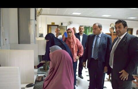 جامعة بني سويف تعقد الامتحان التجريبي الموحد لطلاب التمريض 

