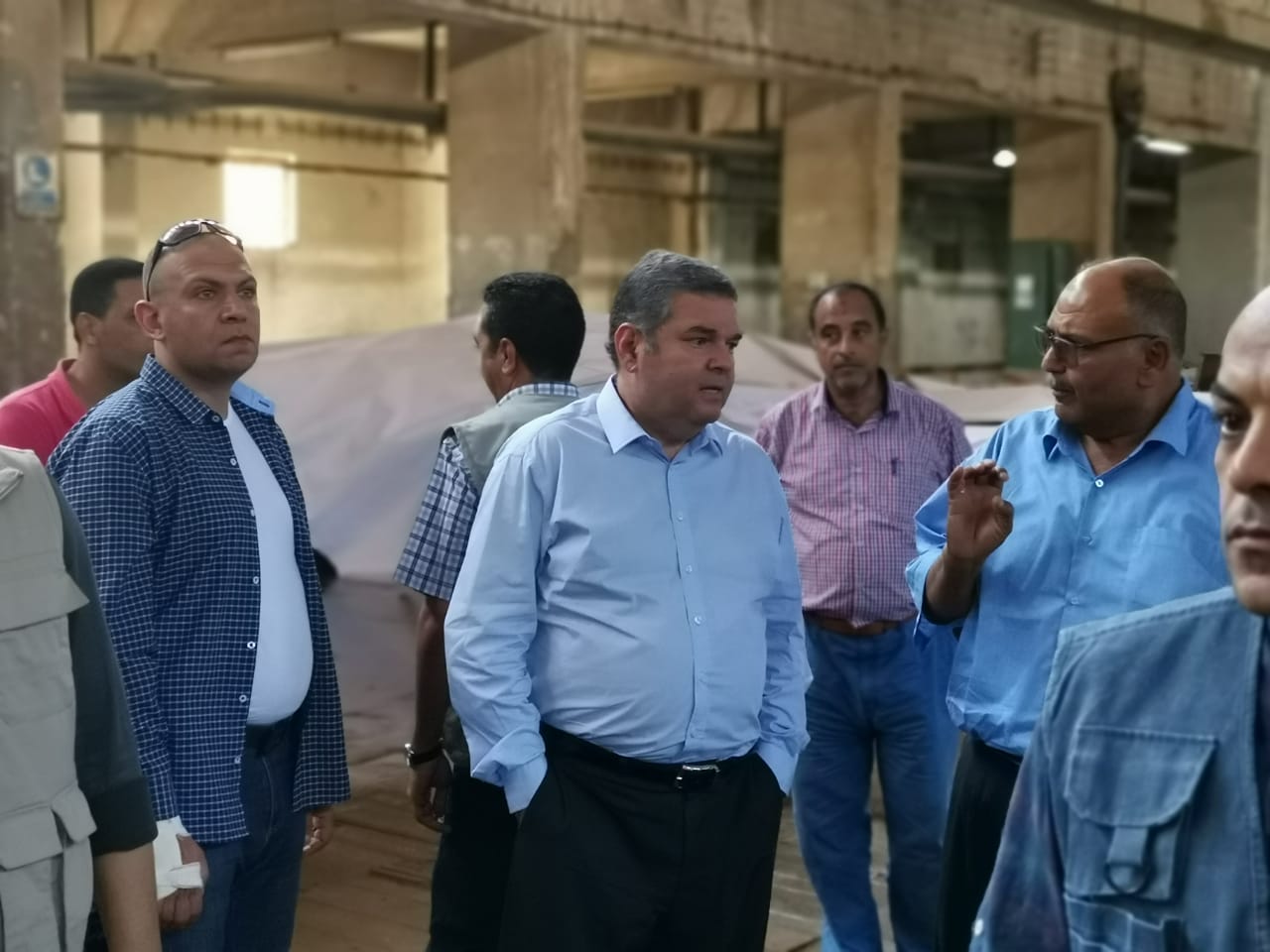 وزير قطاع الأعمال يتفقد مصانع 