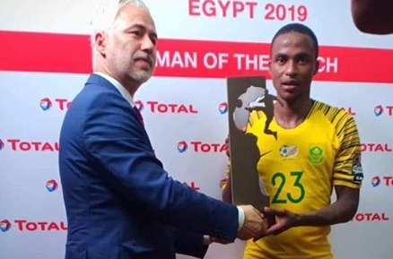 لورش أفضل لاعب في مباراة مصر وجنوب إفريقيا
