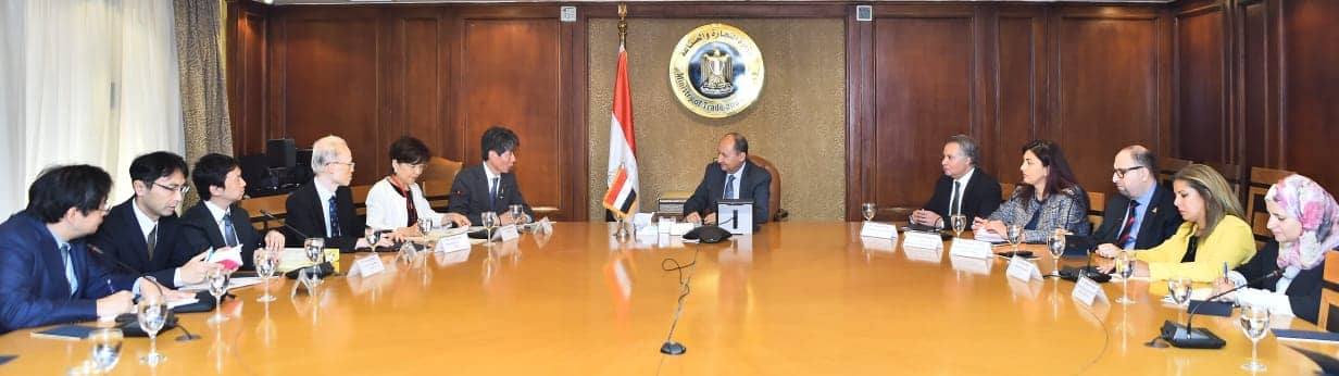 نصار: تشكيل مجموعة عمل مصرية يابانية لتيسير تدفق التبادل التجاري بين البلدين