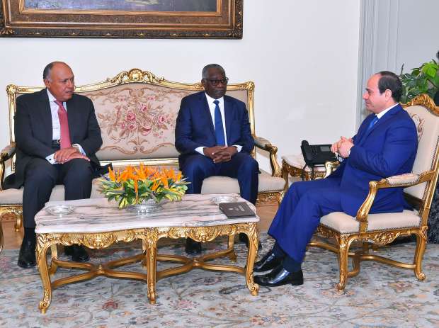 السيسي لـ وزير خارجية غينيا: مهتمون بصون السلم والأمن في أفريقيا