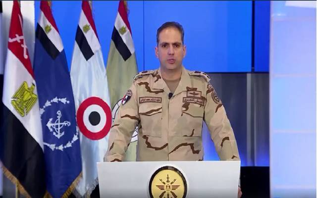 المتحدث العسكري: سقوط طائرة عسكرية أثناء التدريب واستشهاد قائدها