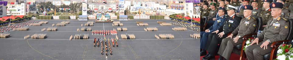  وزير الدفاع يشهد حفل انتهاء فترة الإعداد العسكرى لطلبة الكليات العسكرية 