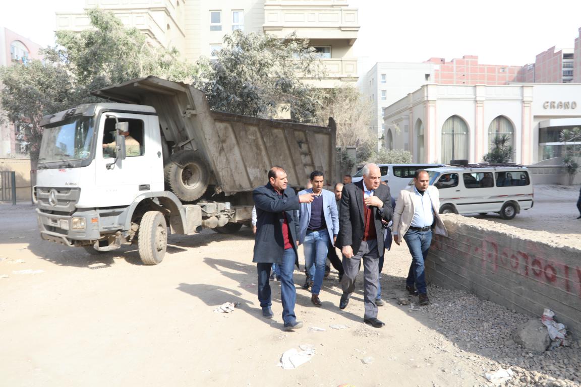 محافظ الجيزة يتفقد أعمال تغطية وتطوير ترعة المريوطية