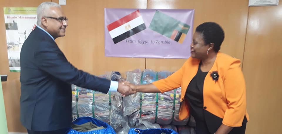 مصر تقدم مساعدات إنسانية إلى زامبيا
