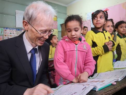 بالصور.. سفارة اليابان بالقاهرة: منحة بـ 90 ألف دولار لتطوير مدرستين بإمبابة
