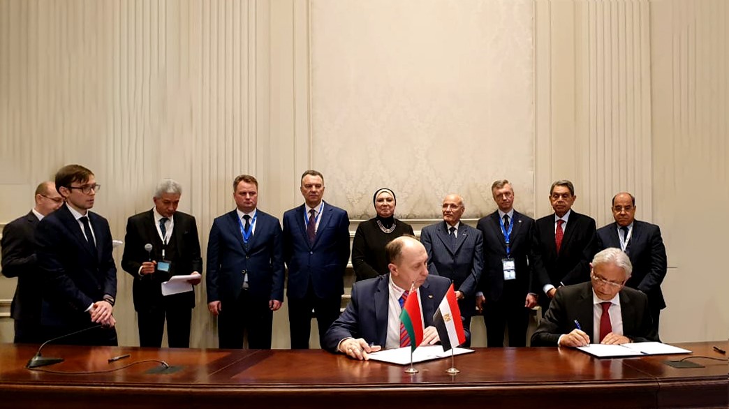 توقيع 12 اتفاقية ومذكرة تفاهم بين مصر وبيلاروسيا