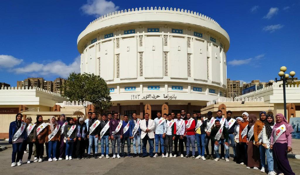طلاب جامعة المنيا في زيارة ميدانية لــ