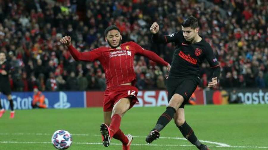 مطالب بالتحقيق في إقامة مباراة ليفربول وأتلتيكو مدريد 
