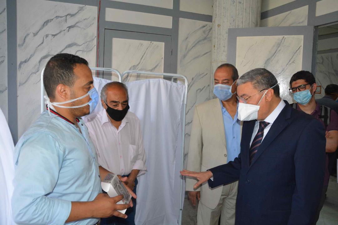 إعادة تطوير ورفع كفاءة العيادة الطبية بمبني ديوان عام محافظة المنيا  