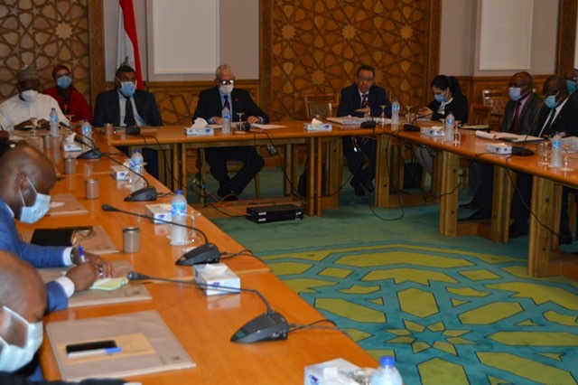 لوزا يستقبل سفراء الدول الأفريقية المعتمدين بالقاهرة