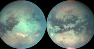 دراسة: أكبر بحر على قمر تيتان قد يصل عمقه إلى أكثر من 1000 قدم 

