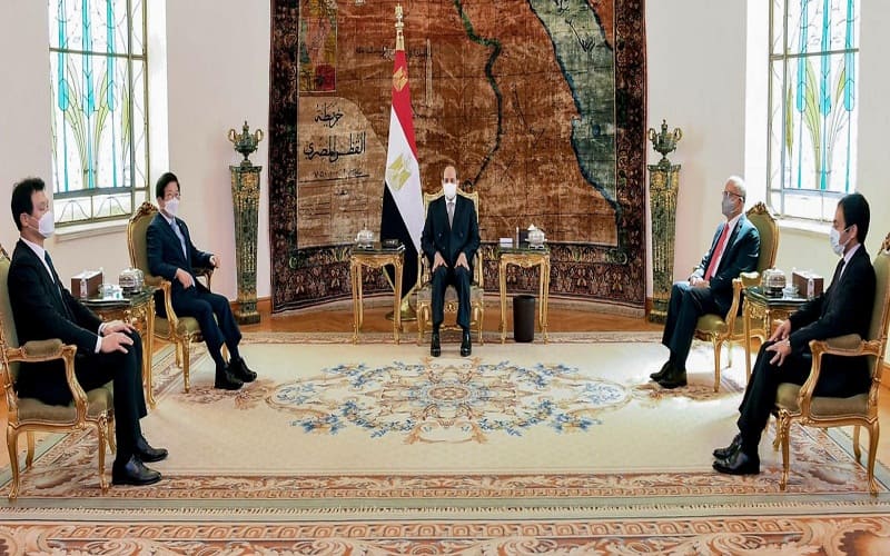 الرئيس السيسي يستقبل رئيس الجمعية الوطنية بجمهورية كوريا الجنوبية