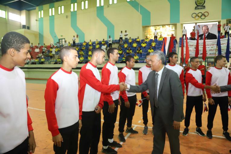 رئيس جامعة جنوب الوادى يشهد احتفالية الجامعة بنصر اكتوبر