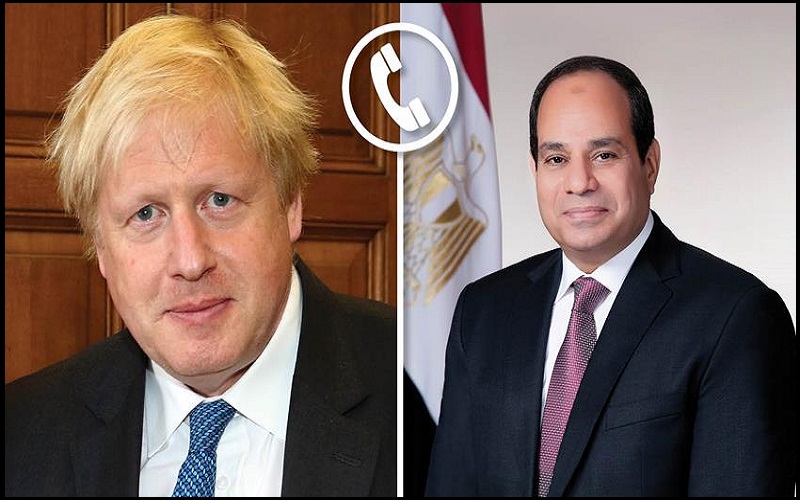 الرئيس السيسي يتلقى اتصالًا هاتفيًا من رئيس وزراء بريطانيا