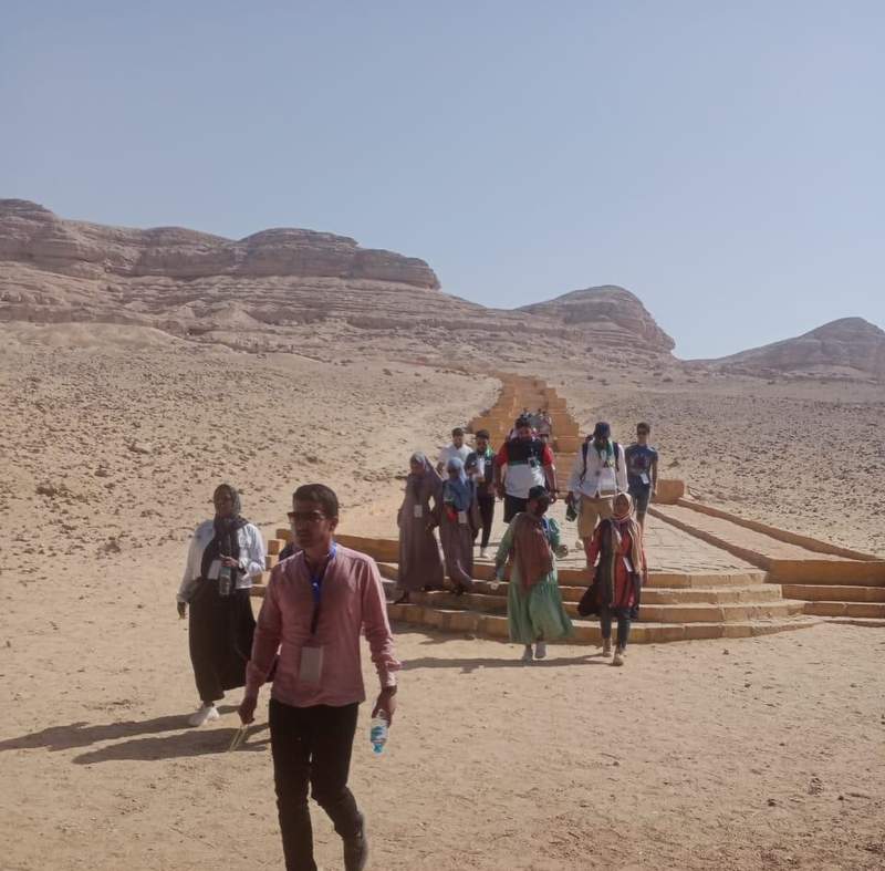 المناطق السياحية والأثرية بالمنيا ، تستقبل وفدا متعدد الجنسيات من المانيا ودول عربية 