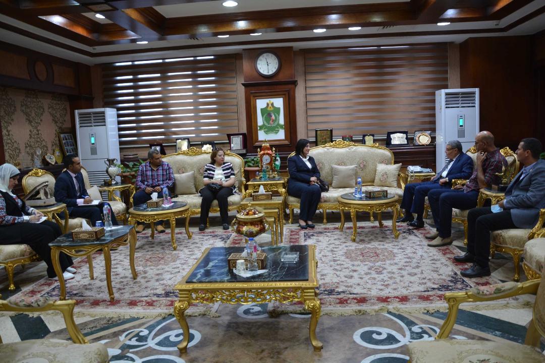 محافظ المنيا، يستقبل نائب وزير السياحة والآثار لمتابعة المراحل النهائية لتطوير مسار العائلة المقدسة