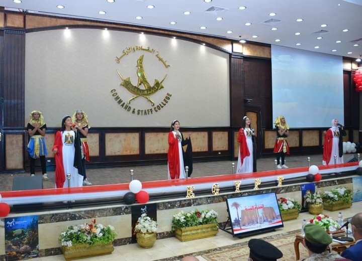 كلية القادة والأركان تحتفل باليوم الوطنى بالتزامن مع الذكرى الثامنة والأربعون لإنتصارات أكتوبر المجيدة
