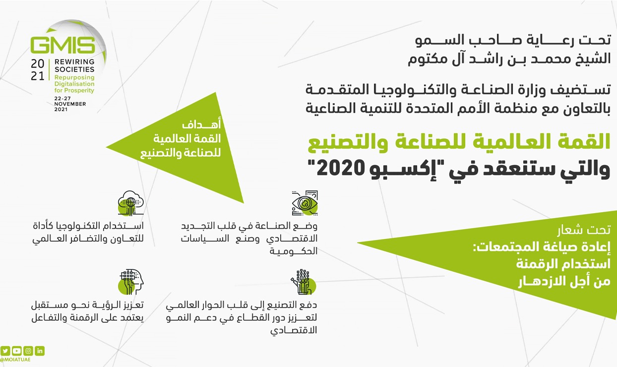 انطلاق القمة العالمية للصناعة من دبي