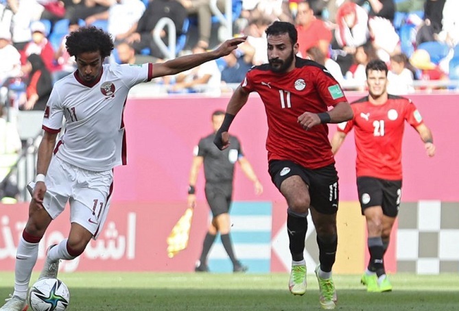 قطر تفوز على مصر (5-4) بركلات الترجيح.. وتحصل على برونزية كأس العرب