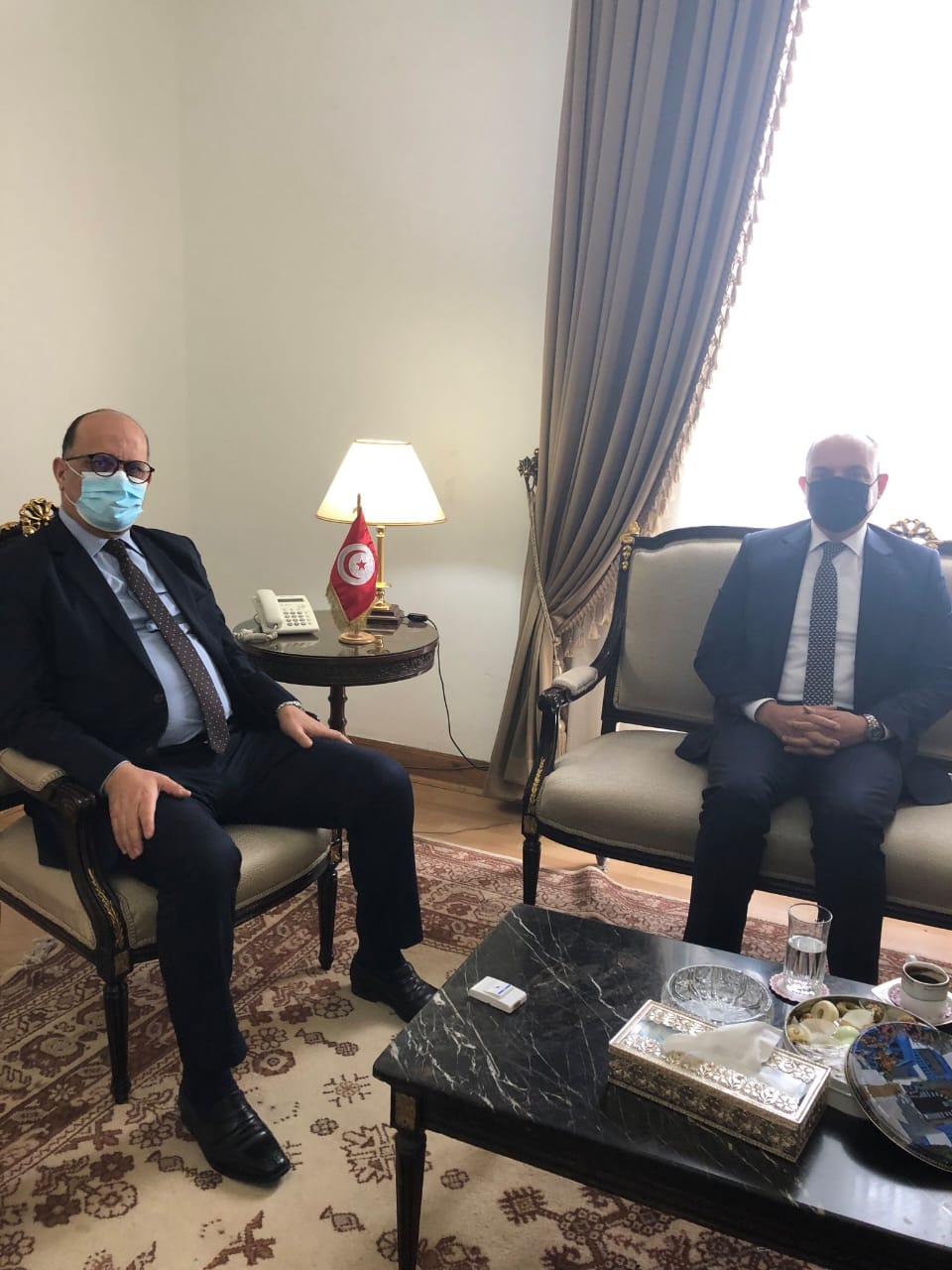 سفراء الأردن وتونس ولبنان يبحثون تعزيز التعاون وتنسيق العمل العربي المشترك