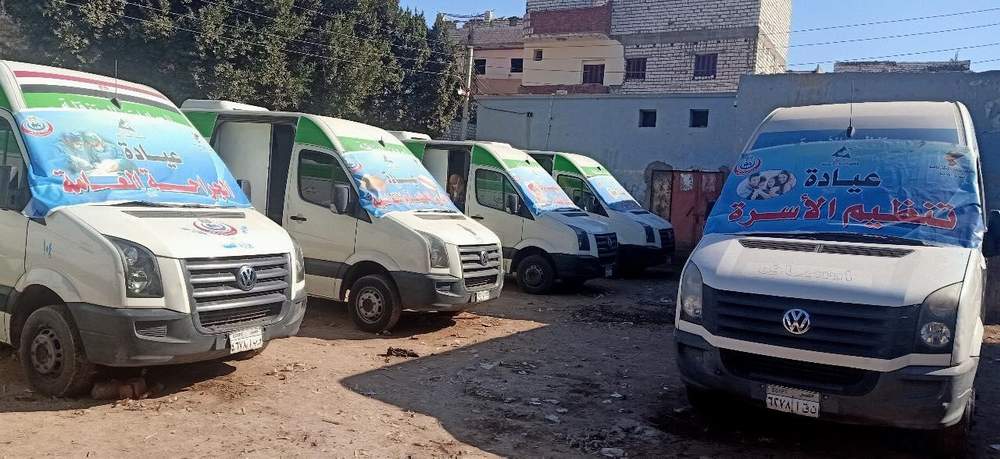 الكشف على 1857 حالة فى قافلة طبية بقرية دمشاو هاشم بالمنيا
