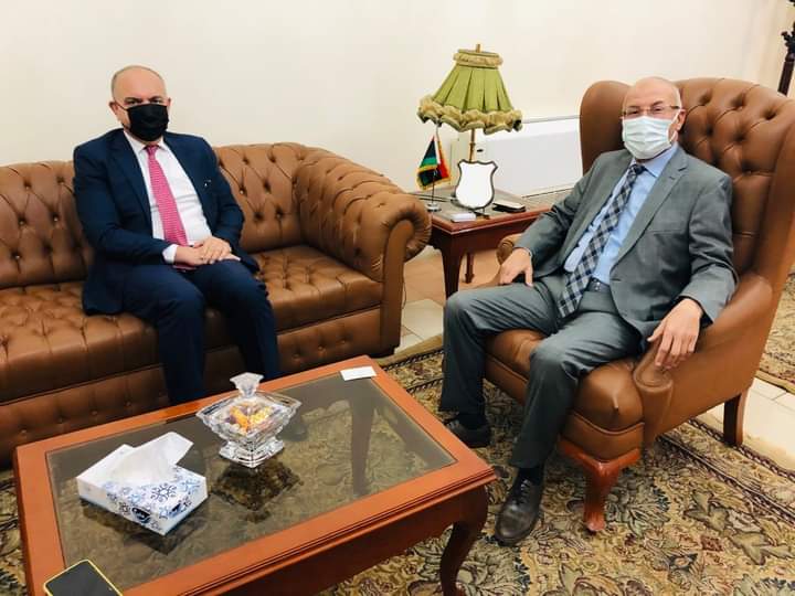 سفيرا الأردن وليبيا يبحثان سبل تنسيق العمل العربي المشترك