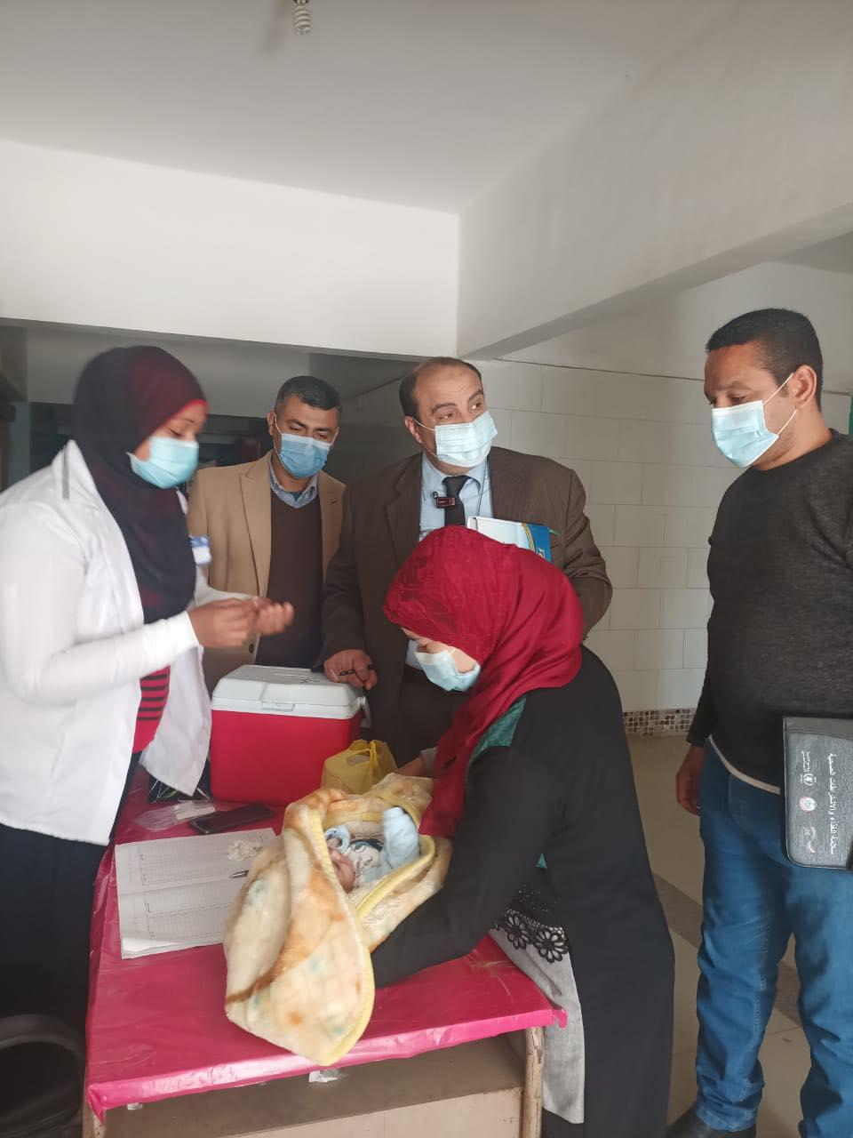 تطعيم 836 ألف طفل خلال الحملة القومية ضد شلل الأطفال بجميع مراكز المنيا
