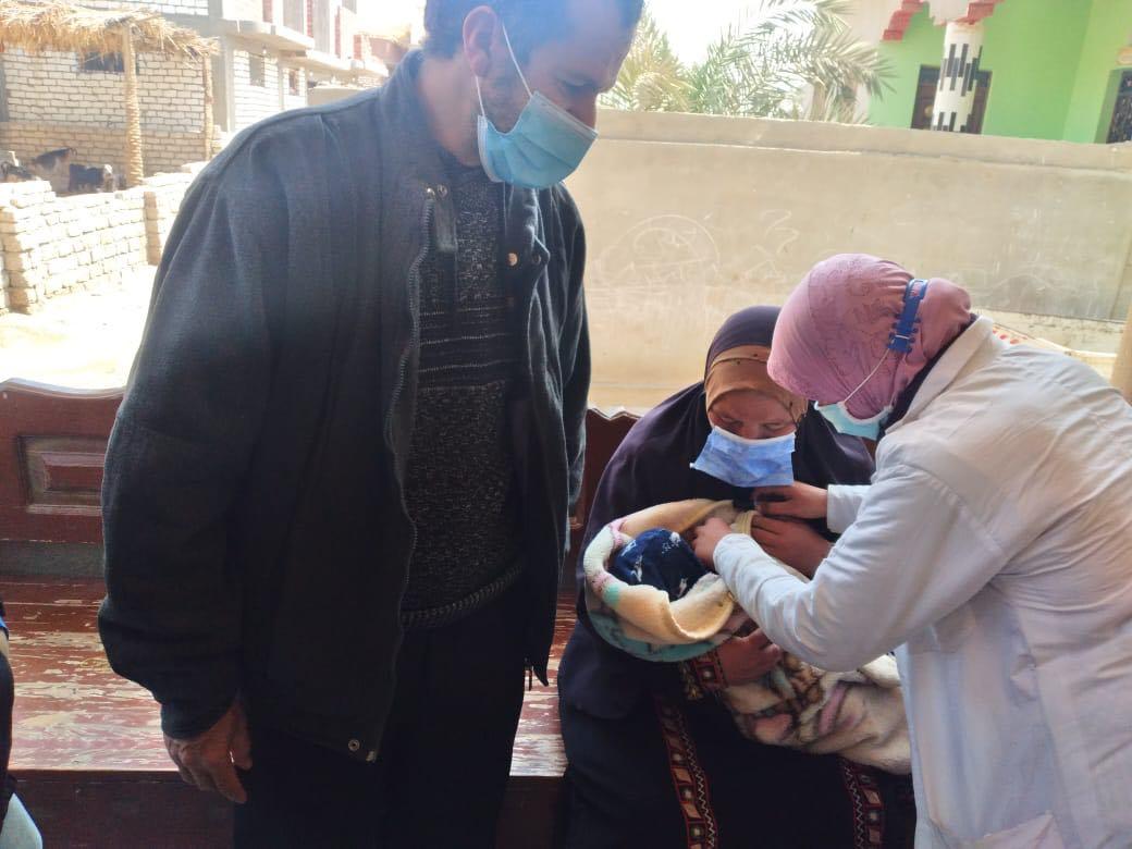تطعيم 962 ألف طفل بجميع مراكز المنيا ضمن الحملة القومية ضد شلل الاطفال