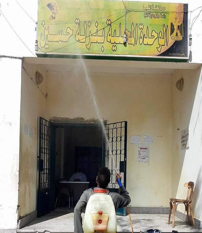 مراكز المنيا تواصل أعمال التطهير والتعقيم ومتابعة تطبيق الإجراءات الوقائية والاحترازية 