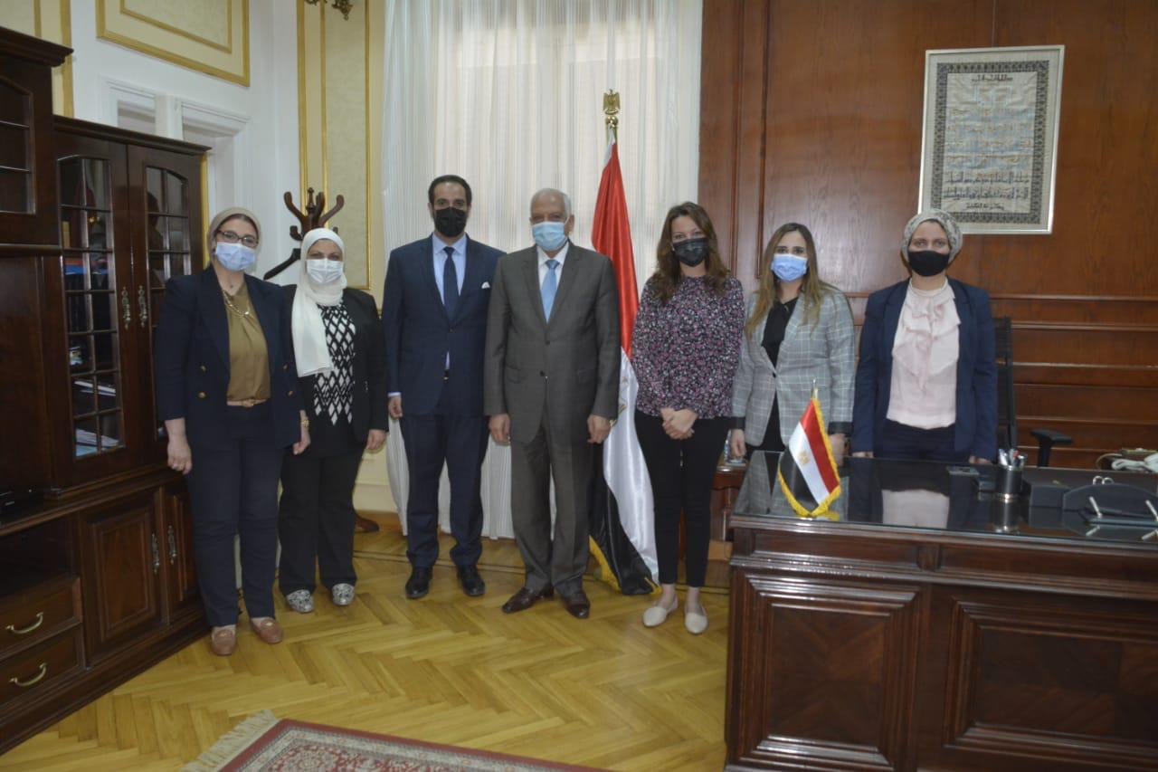 محافظة الجيزة تستقبل متدربي البرنامج الرئاسي لتدريب الشباب 