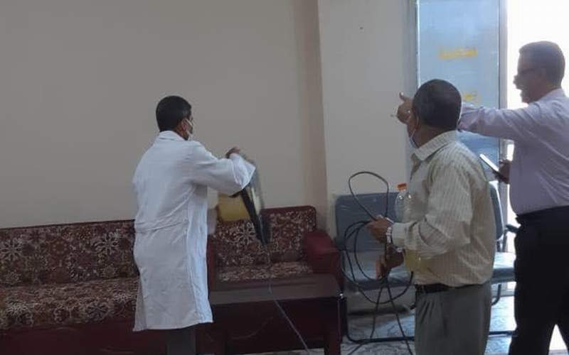 بيطري المنيا يواصل أعمال التطهير والتعقيم لعدد من المنشآت الخدمية